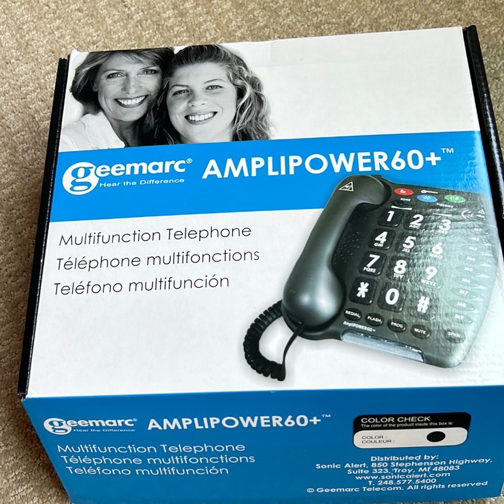 Geemarc Amplipower60+ like new in box